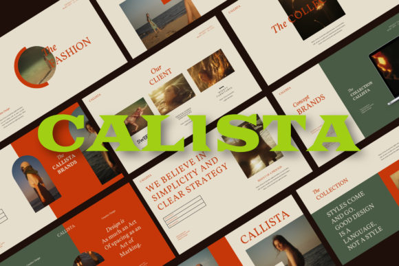 Callista Googleslide Template: A Modern Design Asset for Professionals
