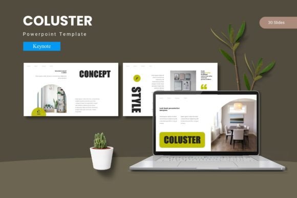 Coluster - Keynote Template: Crafting Cohesive, Polished Presentations