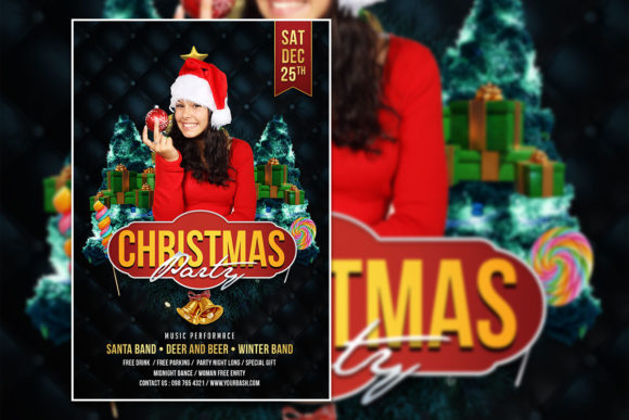 Design Your Holiday Event with a Modern Christmas Poster