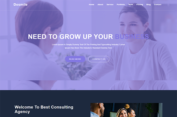 Dosmile: Your Complete Bootstrap Creative Corporate HTML5 Template