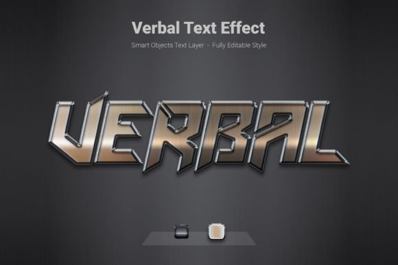 Effortless 3D Text Effects with Verbal PSD Mockup