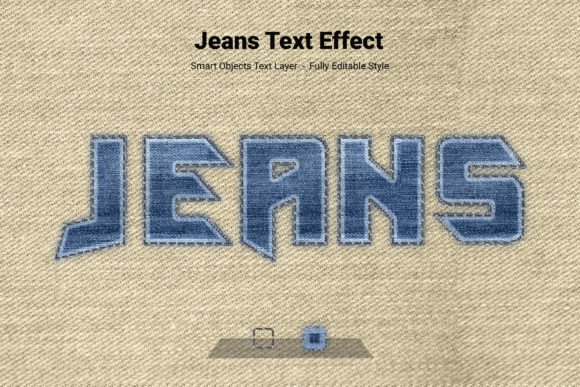 Effortless Style: Mastering the Jeans PSD Text Effect