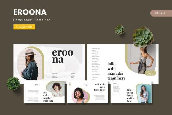 Eroona Google Slide Template: Crafting Cohesive Visual Stories