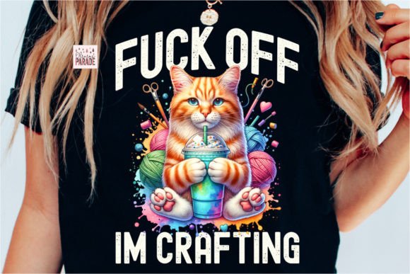 Ginger Cat Crafting PNG Knitting Crochet: A Purrfect Design Asset