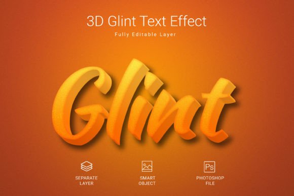 Instant Dimension: The 3D Glint Text Style for Modern Branding